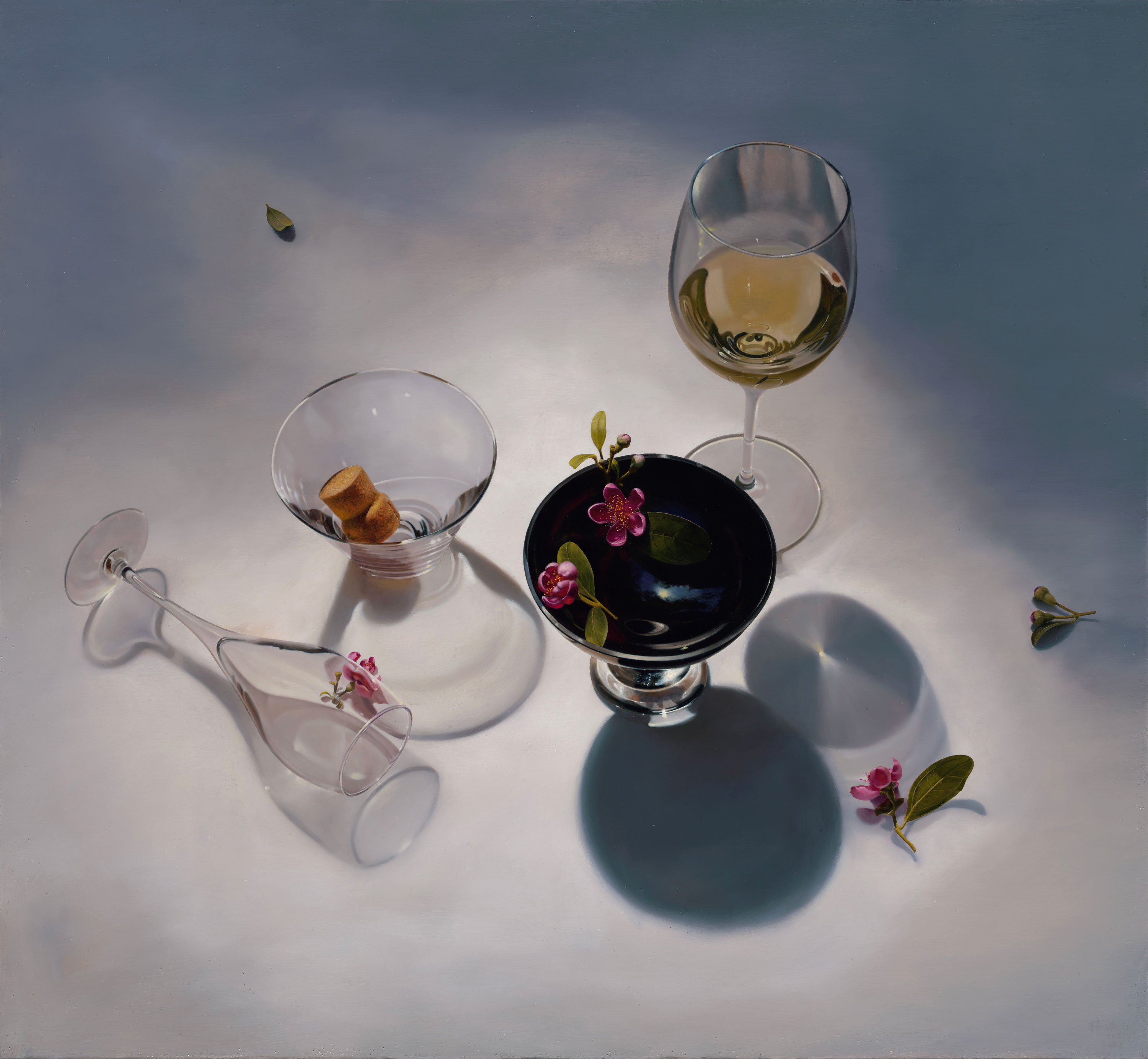 Splendid Light artworks|韶光作品-Splendid Light III|韶光(三),Oil on linen mounted on
								panel|油彩木板裱麻,60 x 65 cm|2021