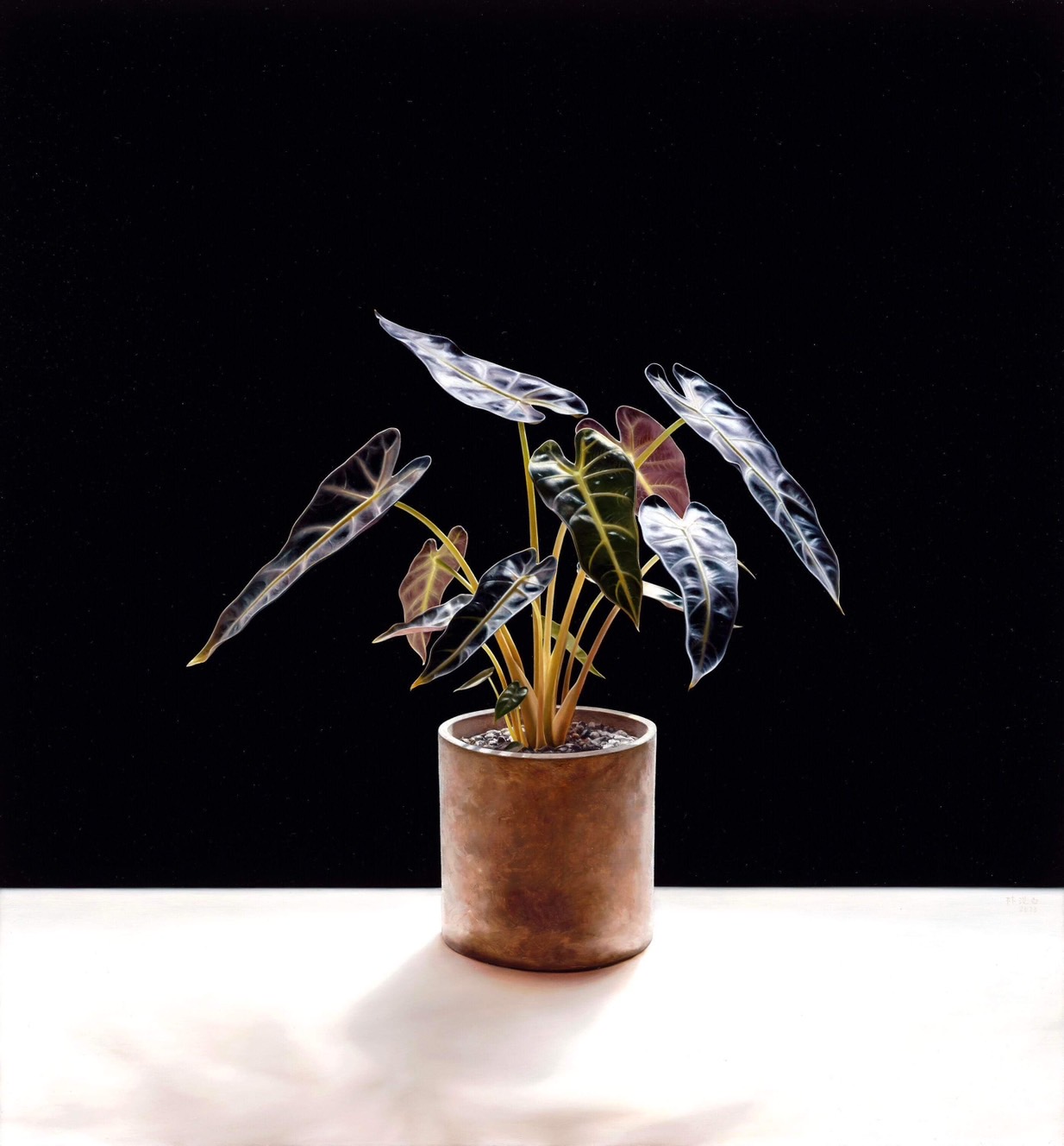 Splendid Light artworks|韶光作品-Splendid Light No.10|韶光 No.10,Oil on linen mounted on
								panel|油彩木板裱麻,65 x 60 cm|2023