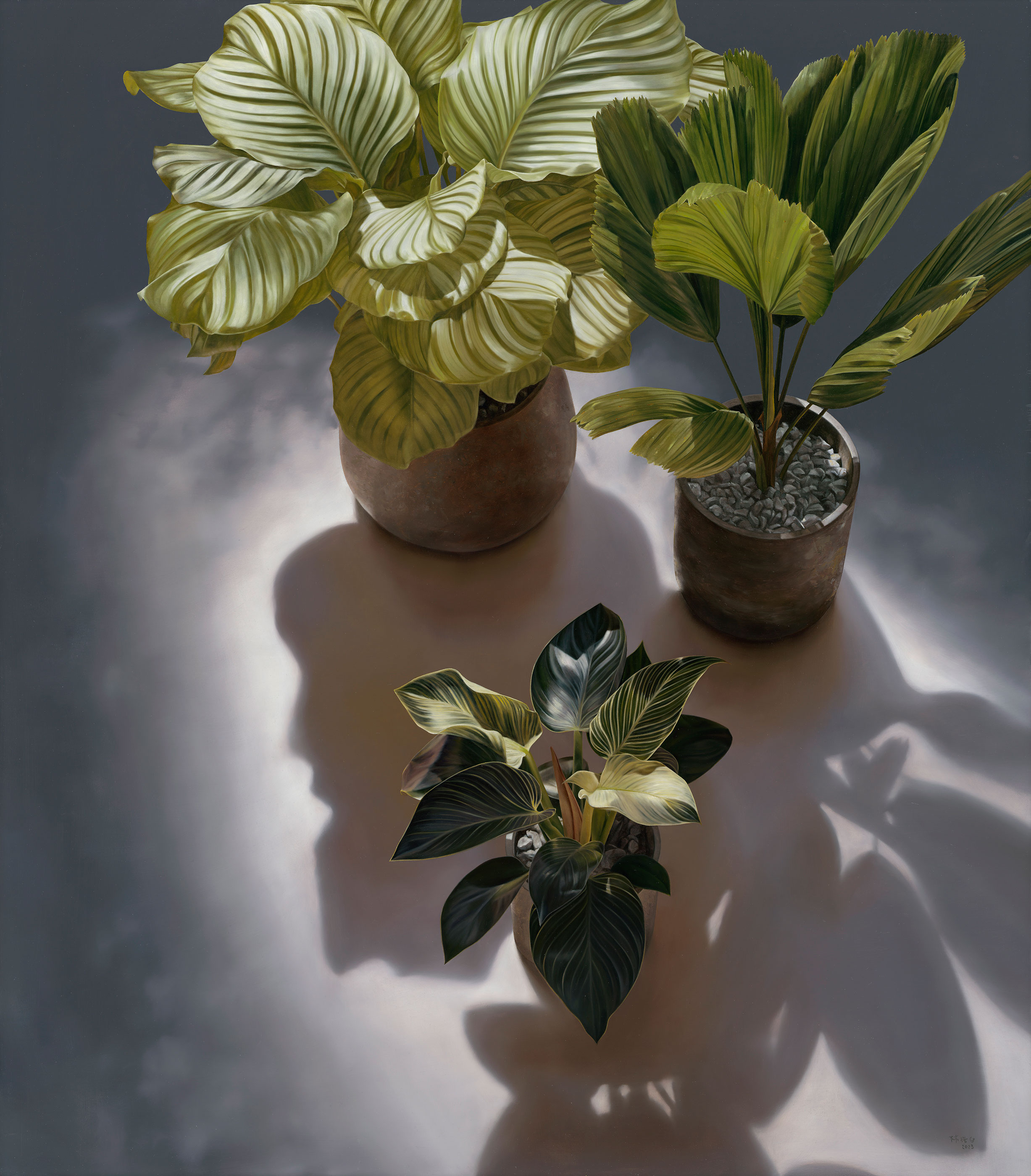 Splendid Light artworks|韶光作品-Splendid Light No.11|韶光 No.11,Oil on linen mounted on
								panel|油彩木板裱麻,61 x 46 cm|2022