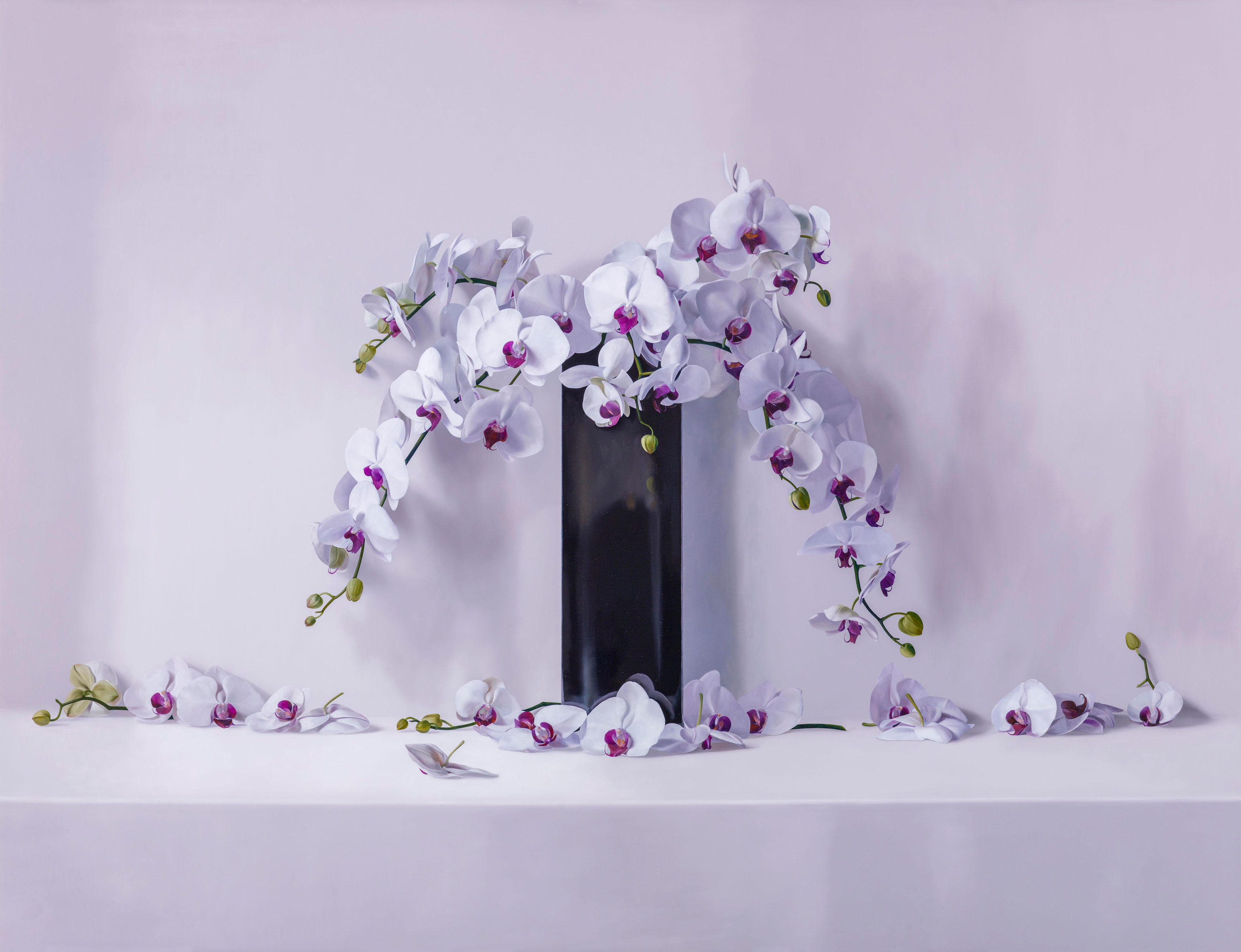 Fine Moments|美好時光作品-Gentle Flourishing|靜謐‧蔓延|,Oil on linen mounted on
								panel|油彩木板裱麻,112 x 145.5 cm|2014