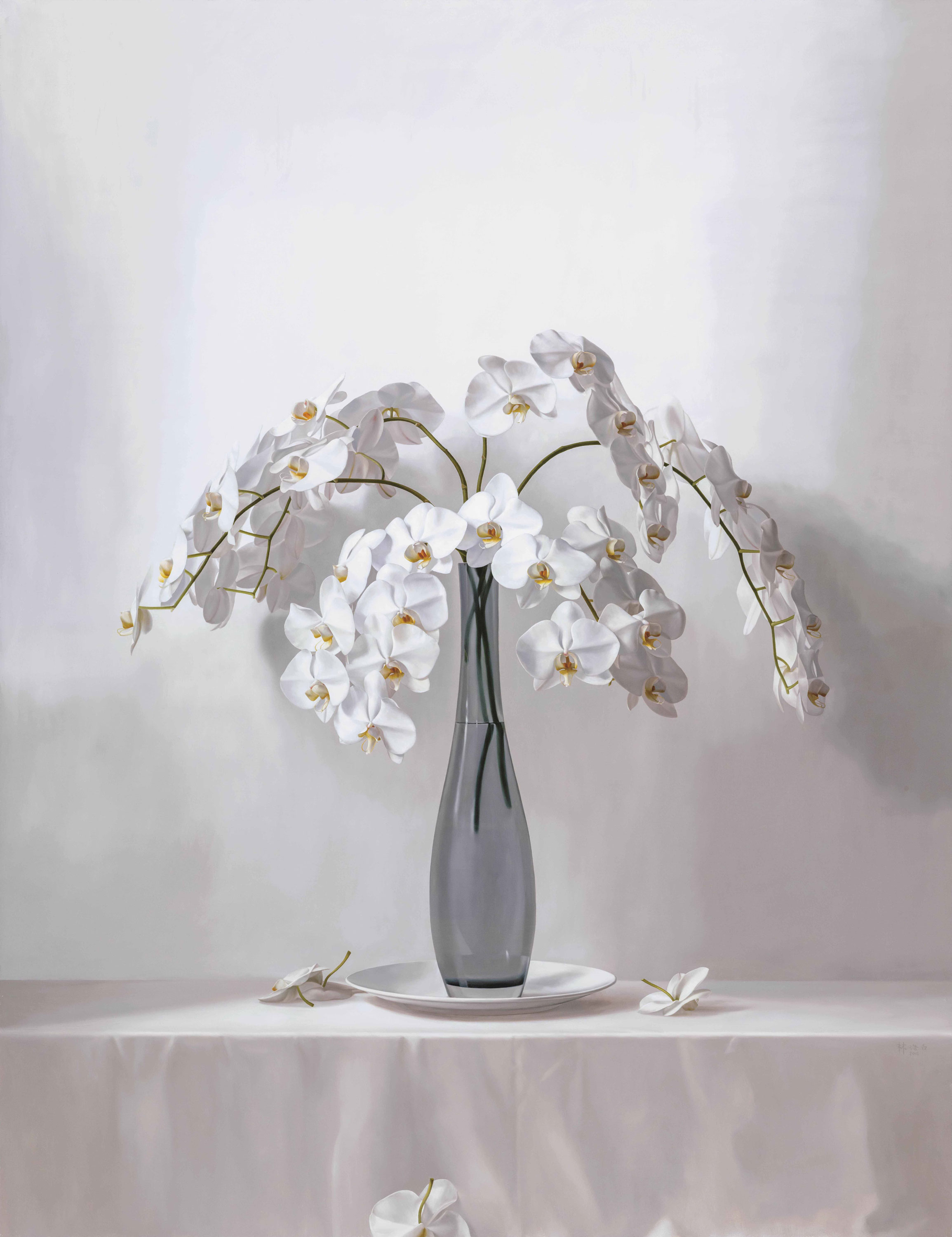 Fine Moments|美好時光作品-Dream Butterfly|夢蝶|,Oil on linen mounted on
								panel|油彩木板裱麻,145.5 x 112 cm|2016